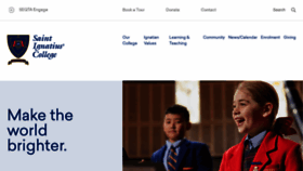 What Ignatius.sa.edu.au website looked like in 2022 (1 year ago)
