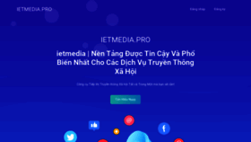 What Ietmedia.pro website looked like in 2022 (1 year ago)