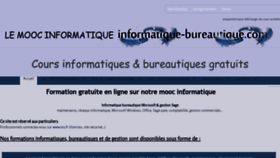 What Informatique-bureautique.com website looked like in 2022 (1 year ago)
