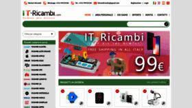 What It-ricambi.com website looked like in 2022 (1 year ago)