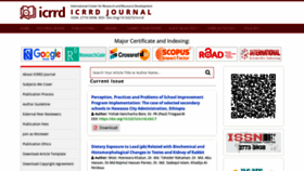 What Icrrd.com website looked like in 2022 (1 year ago)