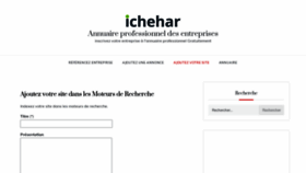 What Ichehar.com website looked like in 2022 (1 year ago)