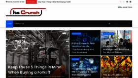 What Itscrunch.com website looked like in 2022 (2 years ago)