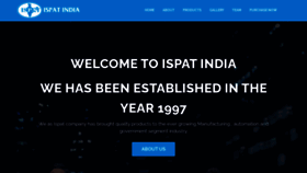 What Ispatindia.in website looked like in 2022 (1 year ago)