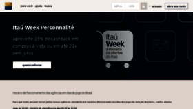 What Itaupersonnalite.com.br website looked like in 2022 (1 year ago)