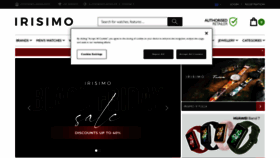 What Irisimo.com website looked like in 2022 (1 year ago)