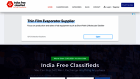 What Indiasfreeclassified.com website looked like in 2022 (1 year ago)