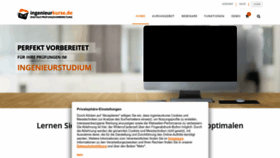 What Ingenieurkurse.de website looked like in 2022 (1 year ago)