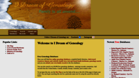 What Idreamof.com website looked like in 2022 (1 year ago)