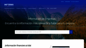 What Informacolombia.com website looked like in 2022 (1 year ago)