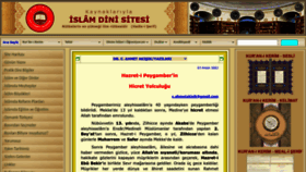 What Islamilimleri.com website looked like in 2022 (1 year ago)
