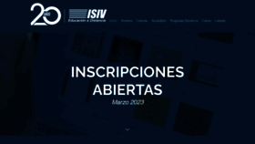 What Isiv.edu.ar website looked like in 2022 (2 years ago)