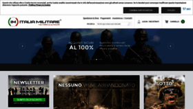 What Italiamilitare.it website looked like in 2022 (1 year ago)