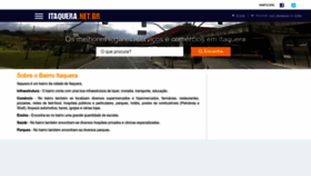 What Itaquera.net.br website looked like in 2022 (1 year ago)