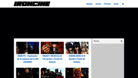 What Ironcine.com website looked like in 2022 (1 year ago)