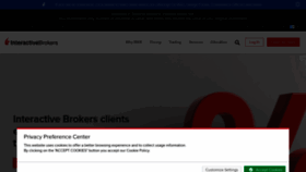 What Interactivebrokers.ie website looked like in 2022 (1 year ago)