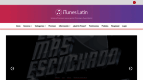 What Ituneslatin.net website looked like in 2022 (1 year ago)