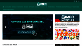 What Imer.mx website looked like in 2022 (1 year ago)