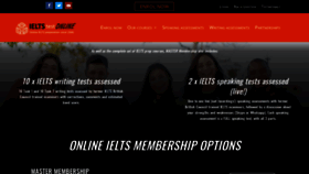 What Ieltstestonline.com website looked like in 2022 (1 year ago)
