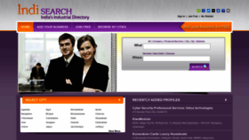 What Indisearch.com website looked like in 2022 (1 year ago)