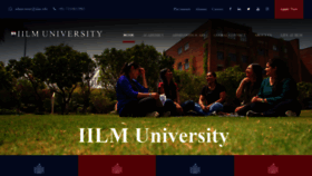 What Iilm.edu website looked like in 2022 (1 year ago)