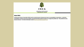 What Inca.co.za website looked like in 2022 (1 year ago)