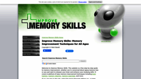 What Improve-memory-skills.com website looked like in 2022 (1 year ago)