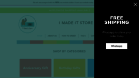 What Imadeitstore.com website looked like in 2022 (1 year ago)