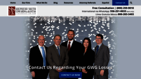 What Investorlawyers.com website looked like in 2022 (1 year ago)
