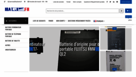 What Ibatterie.fr website looked like in 2022 (1 year ago)