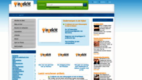 What Ingelicht.be website looked like in 2022 (1 year ago)