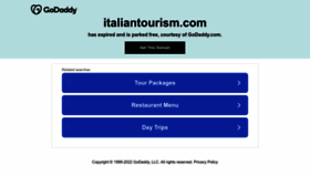 What Italiantourism.com website looked like in 2023 (1 year ago)