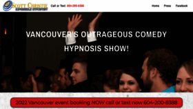 What Ihypnotize.ca website looked like in 2023 (1 year ago)