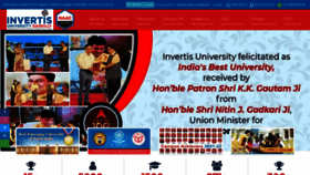 What Invertisuniversity.ac.in website looked like in 2023 (1 year ago)