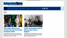 What Independentnurse.co.uk website looked like in 2023 (1 year ago)