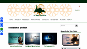 What Islamicbulletin.org website looked like in 2023 (1 year ago)