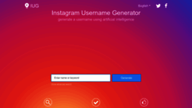 What Instausername.com website looked like in 2023 (1 year ago)