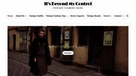 What Itsbeyondmycontrol.com website looked like in 2023 (1 year ago)