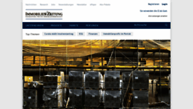 What Immobilien-zeitung.de website looked like in 2023 (3 years ago)