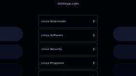 What Intilinux.com website looked like in 2023 (1 year ago)