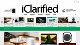 What Iclarified.com website looked like in 2023 (1 year ago)