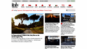 What Italymagazine.com website looked like in 2023 (1 year ago)