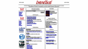 What Intratext.com website looked like in 2023 (1 year ago)