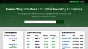 What Investingnote.com website looked like in 2023 (1 year ago)