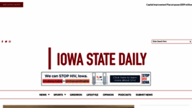 What Iowastatedaily.com website looked like in 2023 (1 year ago)