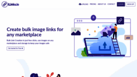 What Ilinks.io website looked like in 2023 (1 year ago)