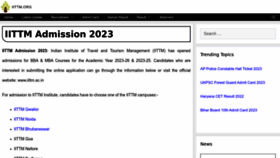 What Iittm.org website looked like in 2023 (1 year ago)