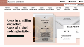 What Invitationsbydawn.com website looked like in 2023 (1 year ago)