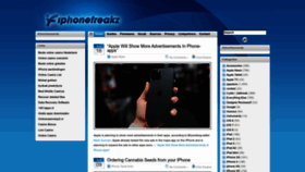 What Iphonefreakz.com website looked like in 2023 (1 year ago)