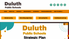 What Isd709.org website looked like in 2023 (3 years ago)